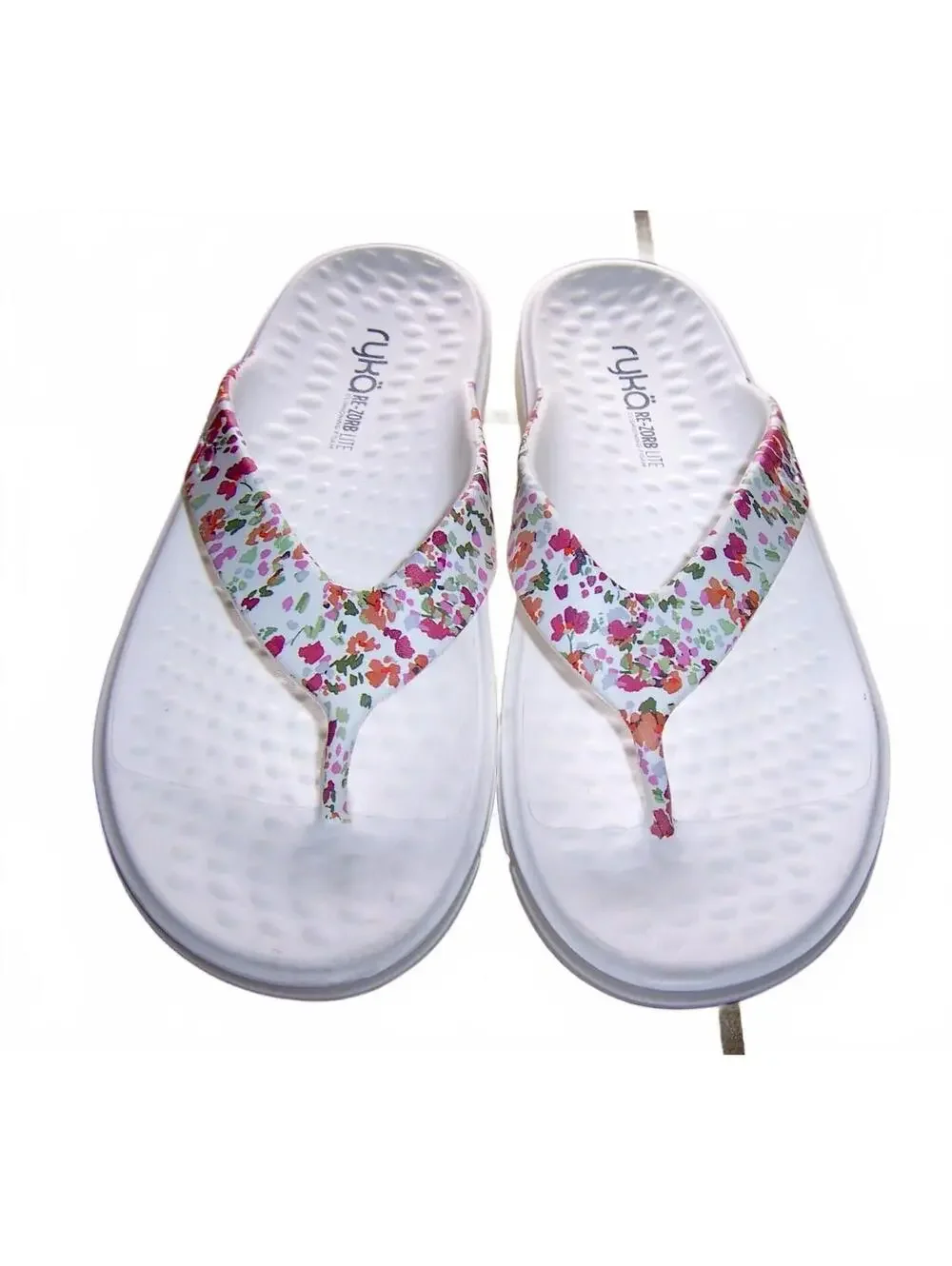 Ryka Rest EZ Ultimate Recovery Thong Sandals – Floral US 10